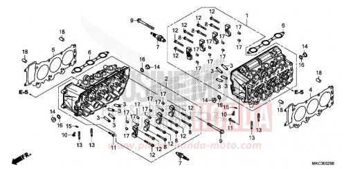 CYLINDER HEAD GL1800DAJ de 2018